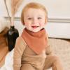 imageKonssy 8Pack Muslin Baby Bibs Absorbent Bandana Drool 100 Cotton Unisex Baby Bibs for Teething and DroolingNeutral