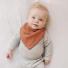 imageKonssy 8Pack Muslin Baby Bibs Absorbent Bandana Drool 100 Cotton Unisex Baby Bibs for Teething and DroolingPink
