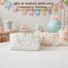 imageKonssy Baby Diaper Caddy Organizer with Removable Divider Portable Diaper Bag Newborn Essentials Gift for Baby Shower and Registry Nursey Basket Tote Bag Must Have for MomsFlourish