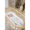 imageKonssy Baby Girl Newborn Receiving Blanket with Headband Set Baby Swaddle Nursery Swaddle WrapBlue Grass