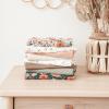 imageKonssy Baby Girl Newborn Receiving Blanket with Headband Set Baby Swaddle Nursery Swaddle WrapGreen