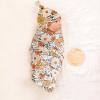 imageKonssy Baby Girl Newborn Receiving Blanket with Matching Headband and Beanie Set Baby Swaddle Nursery Swaddle WrapCream
