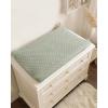 imageKonssy Minky Changing Pad Cover 2 Pack Soft Minky Dots Plush Diaper Changing Table Cover Set Breathable Changing Pad Sheets for Baby Girls Boys Flourish ClaySprout  Fog Green