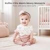 imageKonssy Muslin Baby Bibs 8 Pack 100 Cotton Absorbent Bandana Drool Bibs for Teething and Drooling for Unisex Boys and Girls