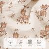 imageKonssy Muslin Baby Blankets for Girls Boys 100 Cotton Crib Blanket for Infant Toddler Super Soft and Lightweight Nursery Swaddling Wrap 40quotx36quot FloralDeer