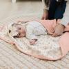 imageKonssy Muslin Baby Blankets for Girls Boys 100 Cotton Crib Blanket for Infant Toddler Super Soft and Lightweight Nursery Swaddling Wrap 40quotx36quot FloralBlossom