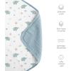 imageKonssy Muslin Baby Blankets for Girls Boys 100 Cotton Crib Blanket for Infant Toddler Super Soft and Lightweight Nursery Swaddling Wrap 40quotx36quot FloralElephant