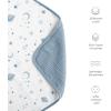 imageKonssy Muslin Baby Blankets for Girls Boys 100 Cotton Crib Blanket for Infant Toddler Super Soft and Lightweight Nursery Swaddling Wrap 40quotx36quot FloralStar