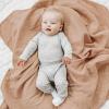 imageKonssy Muslin Baby Blankets for Girls Boys 100 Cotton Crib Blanket for Infant Toddler Super Soft and Lightweight Nursery Swaddling Wrap 40quotx36quot FloralFlourish