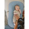 imageKonssy Muslin Baby Lounger Cover 1 Pack 100 Cotton Newborn Lounger Sheets Soft and Breathable Baby Nest Slipcover Cover Only GreenBlue