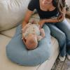 imageKonssy Muslin Baby Lounger Cover 1 Pack 100 Cotton Newborn Lounger Sheets Soft and Breathable Baby Nest Slipcover Cover Only SunBlue