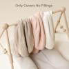imageKonssy Muslin Baby Lounger Cover 1 Pack 100 Cotton Newborn Lounger Sheets Soft and Breathable Baby Nest Slipcover Cover Only SunPink