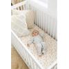 imageKonssy Muslin Crib Sheets for Girl Boy Soft and Breathable Cotton Baby Sheets for Standard Crib Mattress 52quotx 28quot OatFloral