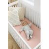 imageKonssy Muslin Crib Sheets for Girl Boy Soft and Breathable Cotton Baby Sheets for Standard Crib Mattress 52quotx 28quot OatPink