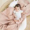 imageKonssy Muslin Swaddle Blankets for Boys Girls 2 Pack Receiving Baby Blanket Large 47 x 47 inches Soft Breathable Swaddling Wrap for Unisex Newborn Pink FloralPink  Floral