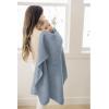 imageKonssy Waffle Baby Blanket  Soft ampamp Cozy Nursery Swaddle Blanket Lightweight Toddler Throw for Boys ampamp Girls Ideal for WrappingBlush PinkBlue