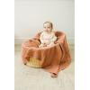 imageKonssy Waffle Baby Blanket  Soft ampamp Cozy Nursery Swaddle Blanket Lightweight Toddler Throw for Boys ampamp Girls Ideal for WrappingBlush PinkBrown