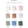 imageKonssy Waffle Baby Blanket  Soft ampamp Cozy Nursery Swaddle Blanket Lightweight Toddler Throw for Boys ampamp Girls Ideal for WrappingBlush PinkClay