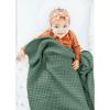 imageKonssy Waffle Baby Blanket  Soft ampamp Cozy Nursery Swaddle Blanket Lightweight Toddler Throw for Boys ampamp Girls Ideal for WrappingBlush PinkGreen