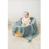 imageKonssy Waffle Baby Blanket  Soft ampamp Cozy Nursery Swaddle Blanket Lightweight Toddler Throw for Boys ampamp Girls Ideal for WrappingBlush PinkLight Green