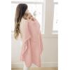 imageKonssy Waffle Baby Blanket  Soft ampamp Cozy Nursery Swaddle Blanket Lightweight Toddler Throw for Boys ampamp Girls Ideal for WrappingBlush PinkPink