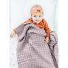 imageKonssy Waffle Baby Blanket  Soft ampamp Cozy Nursery Swaddle Blanket Lightweight Toddler Throw for Boys ampamp Girls Ideal for WrappingBlush PinkPurple
