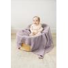 imageKonssy Waffle Baby Blanket  Soft ampamp Cozy Nursery Swaddle Blanket Lightweight Toddler Throw for Boys ampamp Girls Ideal for WrappingBlush PinkPurple