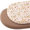 imageKonssy 2 Pack Stretchy Bassinet Sheets for Baby Girl Boy Soft Breathable Baby Bassinet Mattress Sheets Fit for Hourglass Oval Cradle Moses Basket Rectangle Mattress Autumn BloomClayAutumn Bloom clay