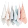 imageKonssy 6 Pack Baby Muslin Washcloths for Unisex 100 Cotton Wash Cloth Set for Baby Face Body Comfy and Soft for Newborn Infants Kids Girls and BoysPink Color
