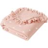 imageKonssy Flounce Muslin Baby Blankets Cotton Crib Blanket for Baby Infant Toddler Super Soft and Lightweight Nursery Blankets 40quotx36quot BlossomSun