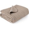 imageKonssy Waffle Baby Blanket  Soft ampamp Cozy Nursery Swaddle Blanket Lightweight Toddler Throw for Boys ampamp Girls Ideal for WrappingBlush PinkClay
