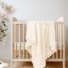 imageKonssy Flounce Muslin Baby Blankets Cotton Crib Blanket for Baby Infant Toddler Super Soft and Lightweight Nursery Blankets 40quotx36quot LeafyMoon