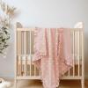 imageKonssy Flounce Muslin Baby Blankets Cotton Crib Blanket for Baby Infant Toddler Super Soft and Lightweight Nursery Blankets 40quotx36quot LeafySun