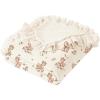 imageKonssy Flounce Muslin Baby Blankets Cotton Crib Blanket for Baby Infant Toddler Super Soft and Lightweight Nursery Blankets 40quotx36quot LeafyDeer