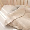 imageKonssy Muslin Baby Lounger Cover 2 Pack 100 Cotton Newborn Lounger Cover Soft and Breathable Lounger Cover for Boys Girls Covers Only Fog GreenCreamGrey  Cream