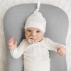 imageKonssy Muslin Baby Lounger Cover 2 Pack 100 Cotton Newborn Lounger Cover Soft and Breathable Lounger Cover for Boys Girls Covers Only Fog GreenCreamGrey  Cream