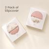 imageKonssy Muslin Baby Lounger Cover 2 Pack 100 Cotton Newborn Lounger Cover Soft and Breathable Lounger Cover for Boys Girls Covers Only Fog GreenCreamPink Sun  Khaki Leaf
