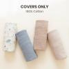 imageKonssy Muslin Baby Lounger Cover 2 Pack 100 Cotton Newborn Lounger Cover Soft and Breathable Lounger Cover for Boys Girls Covers Only Fog GreenCreamStar  Blue