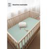 imageKonssy Muslin Crib Sheets for Boys Soft Cotton Neutral Baby Sheets for Standard Crib Mattress 2 Pack 52quotx28quot Soft BloomsTaupeLeaf  Green