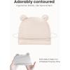 imageKonssy 6Pack Baby Newborn Hats with Bear Ears Baby Beanie Hats  Soft Caps for Infant Boys ampamp Girls 03 MonthsBrown
