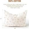 imageKonssy Muslin Toddler Pillowcase 13quotx18quot 2 Pack 100 Cotton Toddler Pillow Case for Kids Boys Girls Soft ampamp Snug Fit Baby Pillow Covers with Envelope Closure StarBlueTaupe soft Blooms