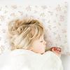 imageKonssy Muslin Toddler Pillowcase 13quotx18quot 2 Pack 100 Cotton Toddler Pillow Case for Kids Boys Girls Soft ampamp Snug Fit Baby Pillow Covers with Envelope Closure StarBlueTaupe soft Blooms