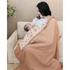 imageKonssy Muslin Baby Blankets for Girls Boys 100 Cotton Crib Blanket for Baby Infant Toddler Super Soft and Lightweight Nursery Blankets 40quotx36quotRabbitFlourish