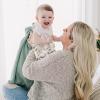 imageKonssy Muslin Baby Blankets for Girls Boys 100 Cotton Crib Blanket for Baby Infant Toddler Super Soft and Lightweight Nursery Blankets 40quotx36quotRabbitGreen Leaves