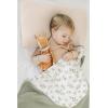 imageKonssy Muslin Baby Blankets for Girls Boys 100 Cotton Crib Blanket for Baby Infant Toddler Super Soft and Lightweight Nursery Blankets 40quotx36quotRabbitRabbit