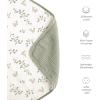 imageKonssy Muslin Baby Blankets for Girls Boys 100 Cotton Crib Blanket for Baby Infant Toddler Super Soft and Lightweight Nursery Blankets 40quotx36quotRabbitRabbit