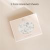 imageKonssy 2 Pack Muslin Bassinet Sheets for Baby Boy 100 Cotton Soft Breathable Bassinet Mattress Sheets Fit for Hourglass Oval Cradle Rectangle Mattress NavyCreamGreen  Green Leaves