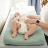 imageKonssy 2 Pack Muslin Changing Pad Covers for Boys Ultra Soft ampamp Breathable Cotton Baby Diaper Changing Table Covers Neutral Nursery Diaper Changing Pad Sheets Green Green LeavesGreen  Green Leaves