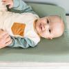imageKonssy 2 Pack Muslin Changing Pad Covers for Boys Ultra Soft ampamp Breathable Cotton Baby Diaper Changing Table Covers Neutral Nursery Diaper Changing Pad Sheets Green Green LeavesGreen  Green Leaves