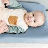 imageKonssy 2 Pack Muslin Changing Pad Covers for Boys Ultra Soft ampamp Breathable Cotton Baby Diaper Changing Table Covers Neutral Nursery Diaper Changing Pad Sheets StarBlueStar Blue